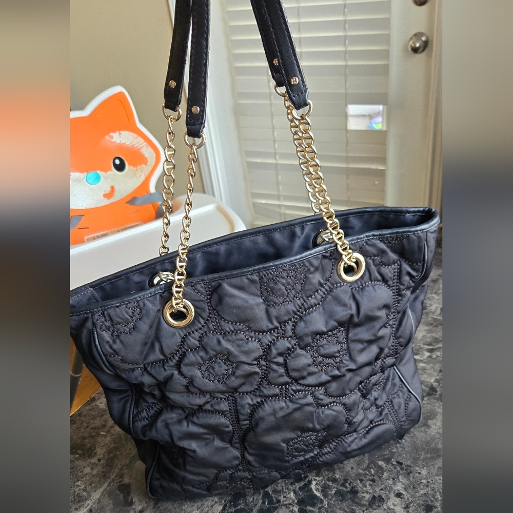 Kate Spade Black Floral Embroidered Shoulder Bag - Picture 2 of 13